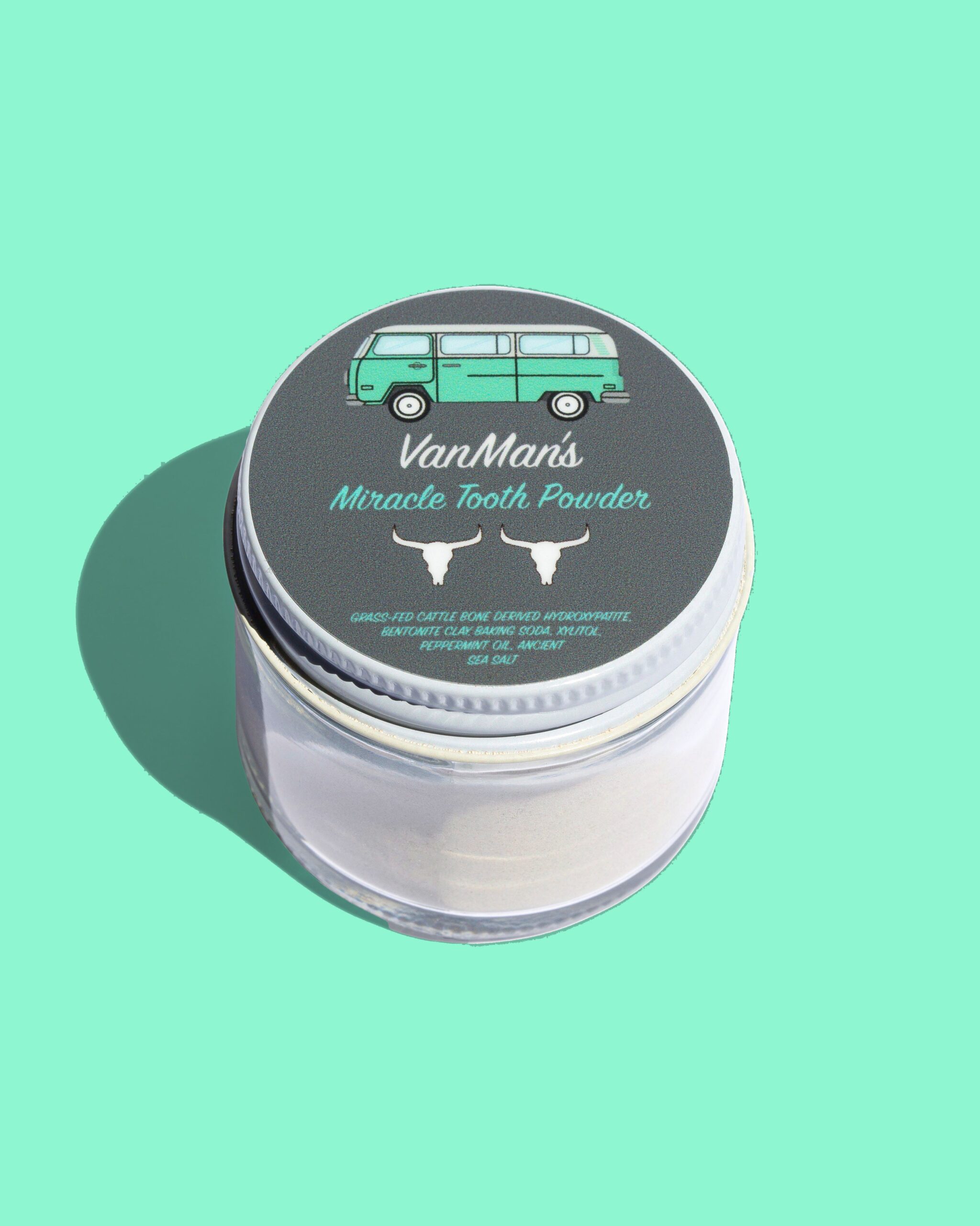VanMan’s Miracle Tooth Powder – Mint-Bone 2 oz